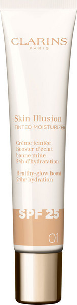 CLARINS Skin Illusion Tinted Moisturizer SPF 25, Creme mit Hyaluronsäure - Bild 1