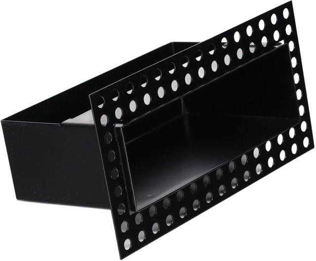 Subtiel Luftleiste Open Air DOT 20 cm Schwarz aus Stahl - Bild 1