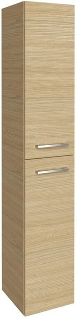 Fackelmann Bad-Hochschrank B.Style in Sandeiche mit 2 Türen und Soft-Close-Funktion, B/T/H: 30 x 31,6 x 162 cm - Bild 1