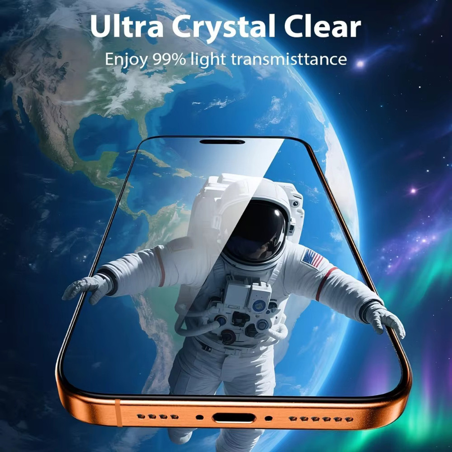 DIXSG 3er-Pack Ultra Clear Vollbild-Schutzglas für iPhone 11 bis iPhone 17 Pro Max, transparent - Bild 2