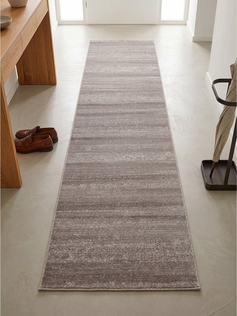 Kurzflorteppich INN von Kadima Design, einfarbig, Beige, B: 80 cm, L: 300 cm - Bild 1