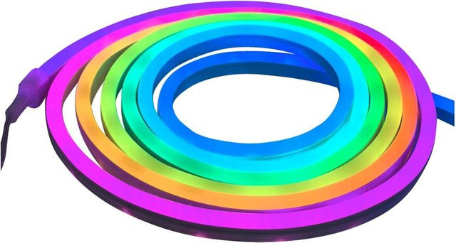 Pocoline LED-RGB-Stripe Jax Neon Flex in Weiß mit Fernbedienung, B/H/L: 1,4 x 500 x 0,7 cm - Bild 1