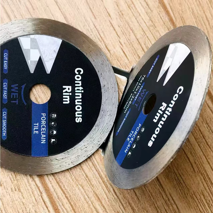 RSMXYO Mini-Fliesenschneider 76 mm mit kontinuierlichem Zahn für Keramik, Marmor und Fliesen, 3 Zoll Sägeblatt - Bild 4