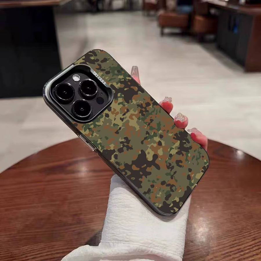 Rastar Handyhülle im Tarnmuster für iPhone 11 bis iPhone 17 Pro Max Plus in Multicolour, stoßfeste Schutzhülle - Bild 3