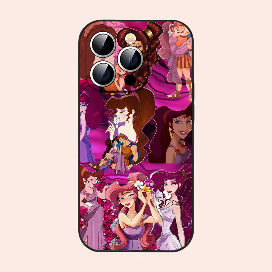 Mesuca Handyhülle im Cartoon Hercules Design für iPhone 17 16 15 14 13 12 11 Pro Max X XR XS in Schwarz und Multicolour - Bild 6