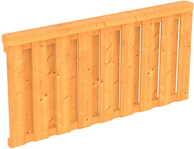 Skan Holz Deckelschalung Brüstung aus Douglasie in Beige/Braun, B: 78,5 cm, H: 84 cm - Bild 1