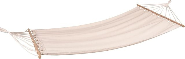 DELUKE Hängematte TRIER Relaxmatte aus Polyester-Baumwoll-Mix in Beige Creme - Bild 1