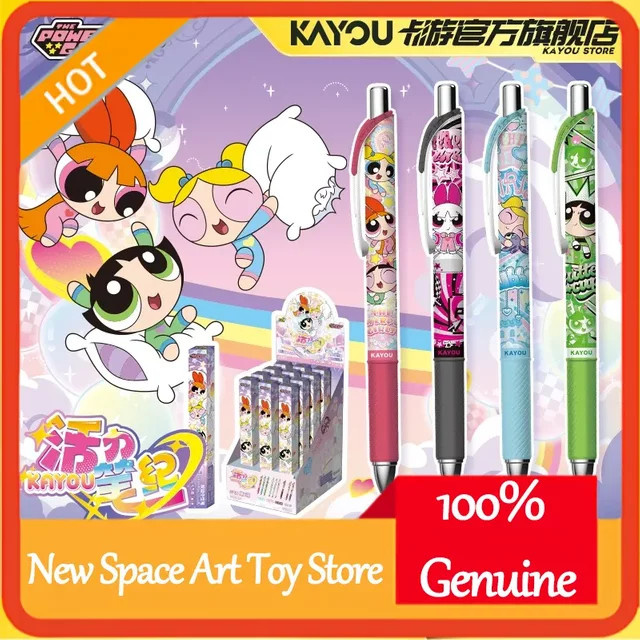 Kayou Powerpuff Girls Vitality Edition Gel-Tintenstift in Schwarz für den Schulbedarf - Bild 1