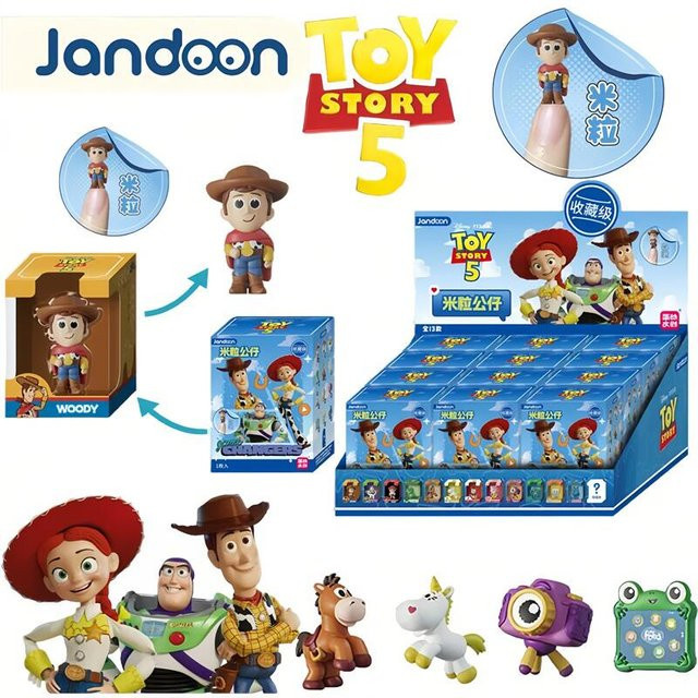 JANDOON Disney Pixar Toy Story 5 Mini-Figuren Blind Box, Einzelfigur - Bild 1