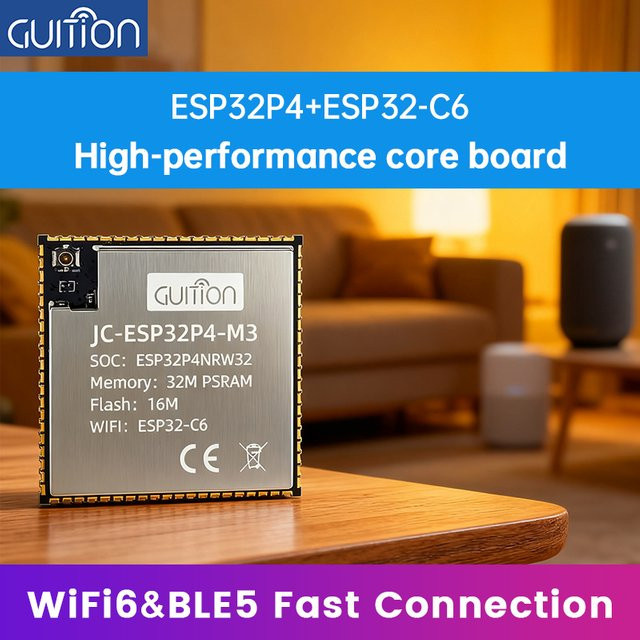 GUITION ESP32-P4-Kernplatine mit ESP32-C6-Modul für AI IoT, Machine Vision und HMI-Projekte - Bild 1