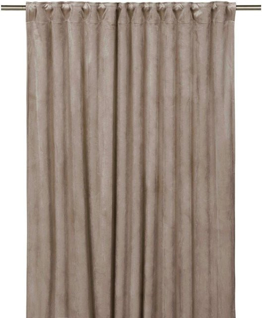 Svanefors Vorhang Estelle Samt Verdunkelung beige 2er Pack Höhe: 280 cm, Breite: 135 cm - Bild 1
