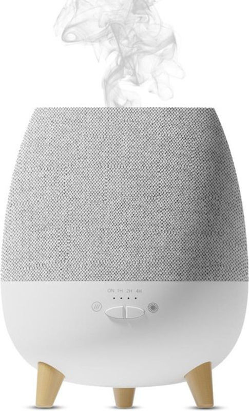 TOMTOP JMS Ätherischer Öl Diffusor mit Fernbedienung und Timer, 300ml Aromatherapie Vernebler in Weiß - Bild 1