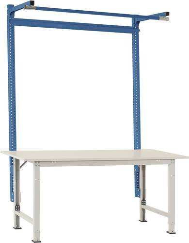 Manuflex AS1621.5007 Aufbauportal mit Ausleger für PACKPOOL Standard in Brillantblau RAL 5007, Breite: 200 cm - Bild 1