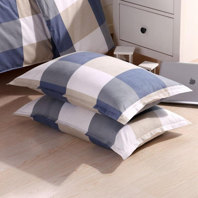 Kuma Bettwäsche Set mit modischem Druck, 2 Stück Kissenbezüge, B/H: 48 x 74 cm - Bild 1