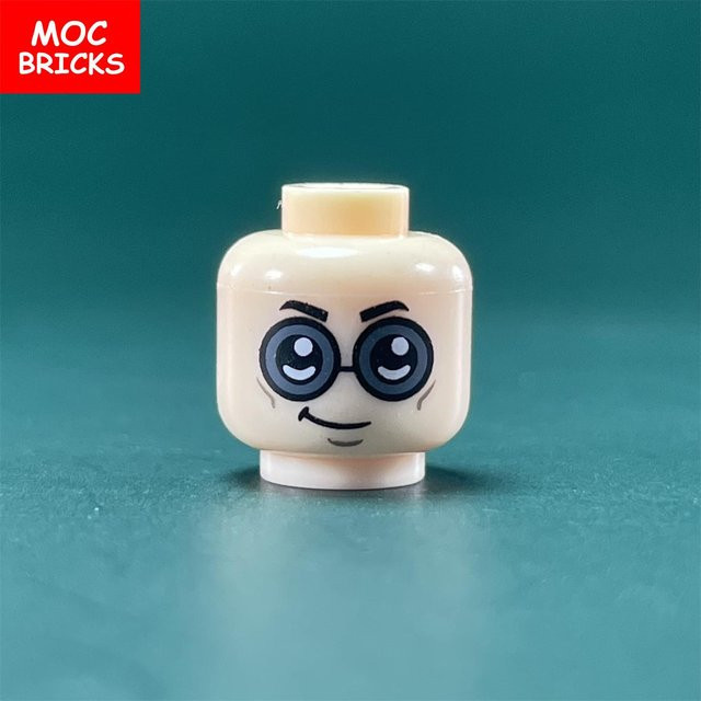 Yiran toy MOC Steine Gesicht Ausdruck Figur Kopf, 10-teiliges Set, ab 6 Jahren - Bild 1