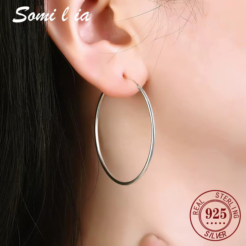 Somilia Creolen, Sterling Silber, Damen, 10-90mm - Bild 2