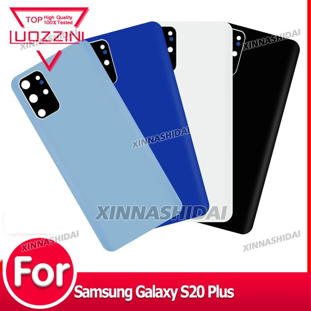 Samsung Galaxy S20 Plus Ersatzgehäuse hintere Batterieabdeckung mit seitlichem Knopf in Schwarz - Bild 1