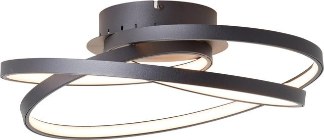 Brilliant Labyrinth LED-Deckenleuchte in Schwarz mit 40W, 4775lm und 3000K - Bild 1