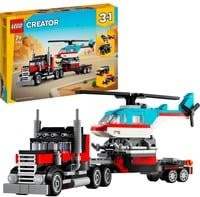 LEGO Creator Tieflader mit Hubschrauber Konstruktionsspielzeug - Bild 2