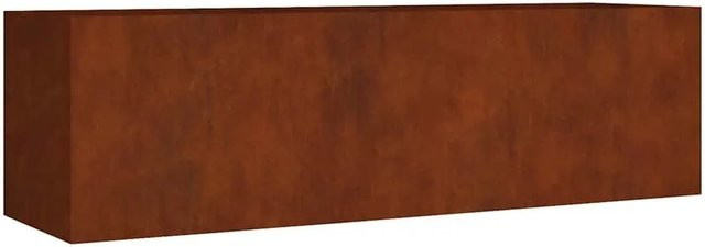 vidaXL Hochbeet aus Cortenstahl in Braun, B/T/H: 280 x 80 x 80 cm - Bild 1