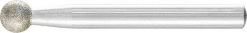 PFERD Diamant-Schleifstift Kugel silber Durchmesser: 8 mm, Schaft-Durchmesser: 6 mm, D126 (mittel) zum Gravieren und Entgraten - Bild 1