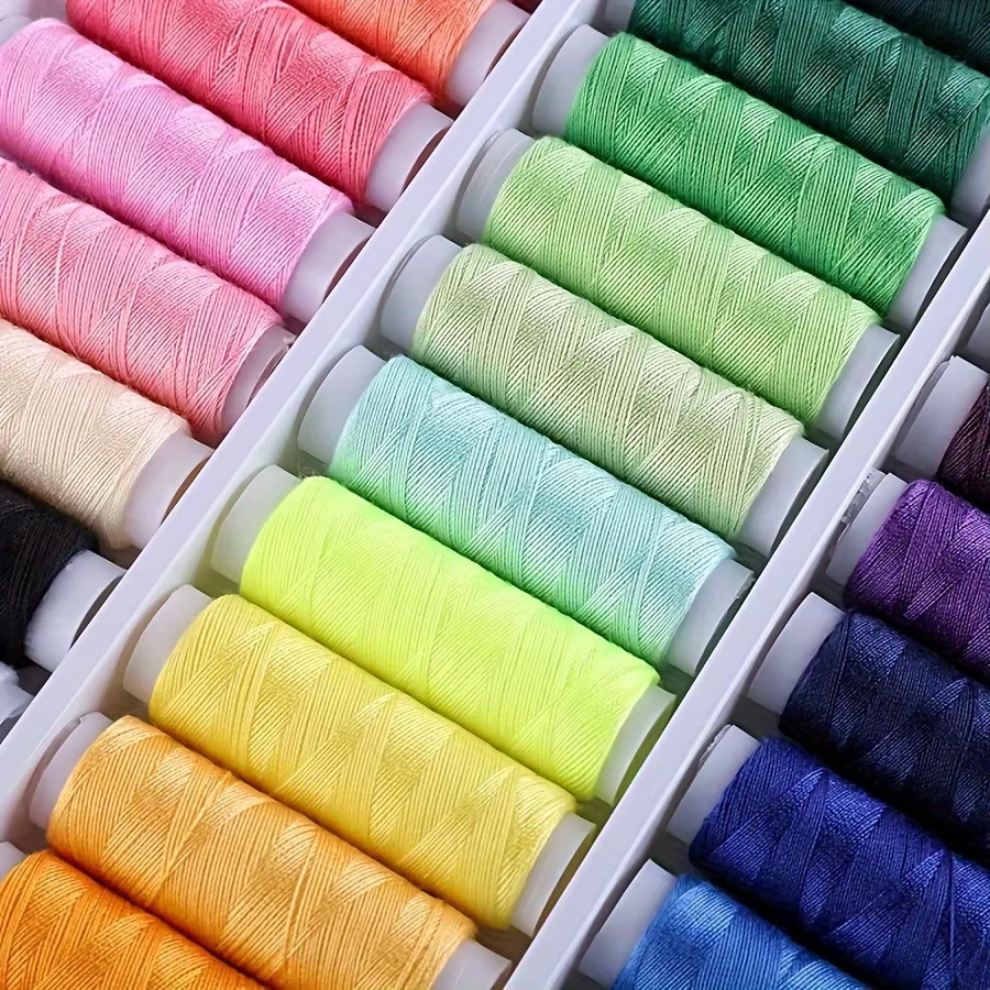 Hochfestes Polyester-Nähgarn in Mehrfarben für DIY-Nähen und Basteln - Bild 5