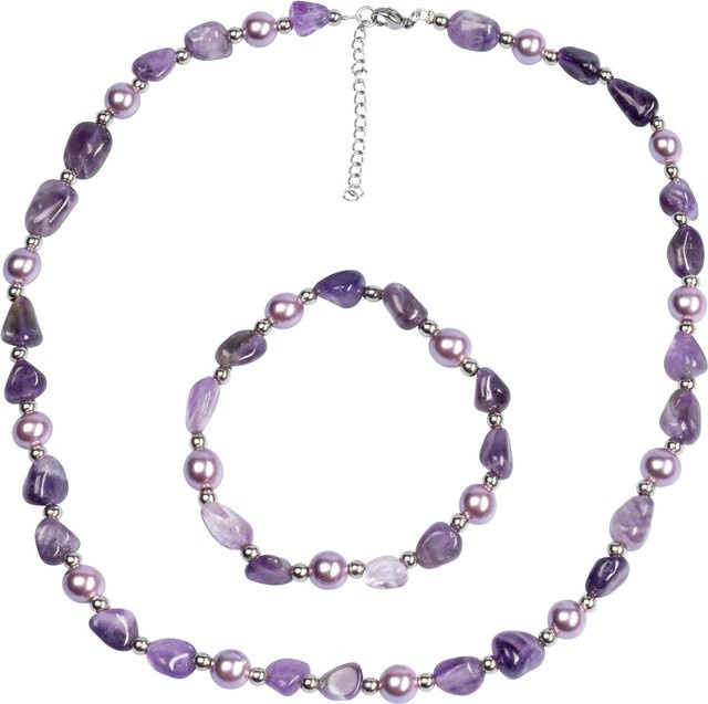 Emma Schmuck-Set, Silber, Perle, Unisex - Bild 1