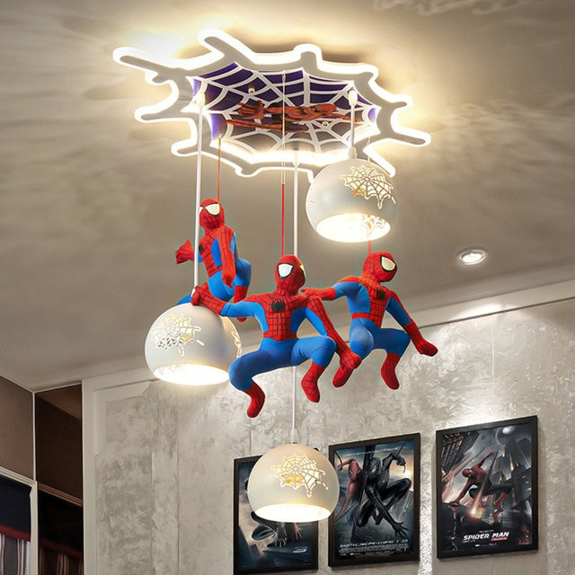 Yushe LED Deckenlampe im skandinavischen Design für Kinderzimmer und Wohnzimmer, Weiß, Warmweiß - Bild 1