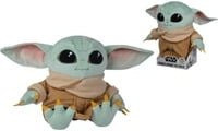 Simba Toys Disney Star Wars The Mandalorian Grogu Kuscheltier in Türkis/Braun - Bild 1