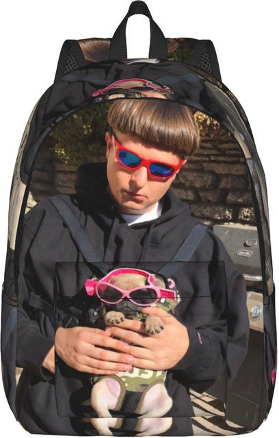 Great Bags Tagesrucksack RIP Oliver Tree 1993- Schwarz für Männer, Frauen und Teenager mit 15 Zoll Laptopfach - Bild 1
