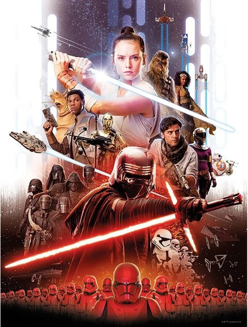 Komar Wandbild Star Wars Rey, Paper Poster, Multicolor, B: 40 cm, H: 50 cm - Bild 1