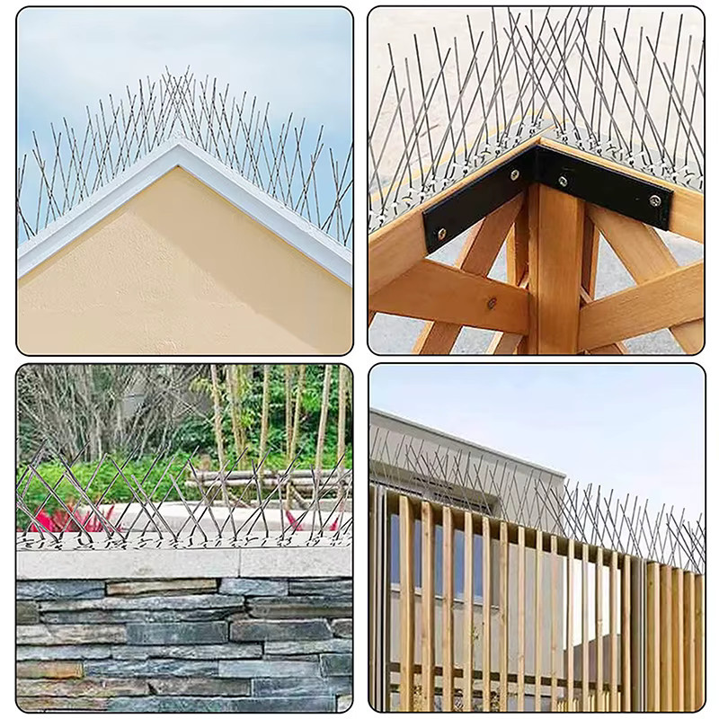 Eelhoe Anti-Vogel-Abwehr-Set aus Edelstahl in Silber zur Schädlingsbekämpfung für Garten und Balkon - Bild 4