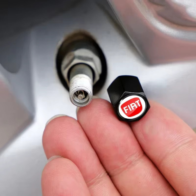 Schlüsselanhänger FIAT, Ventilschäfte Kappe, 4 Stück - Bild 4
