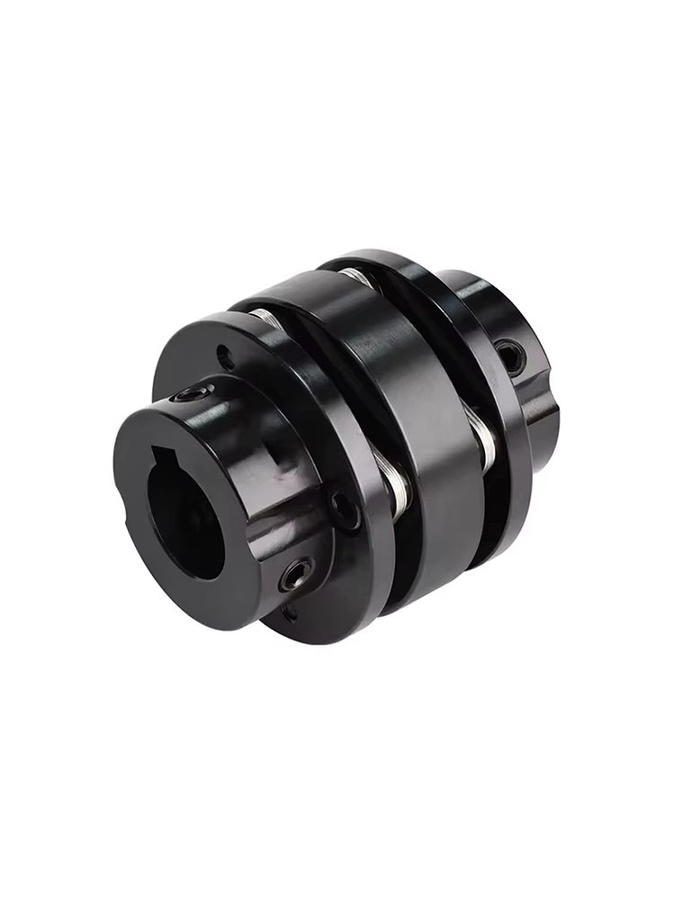 CLTG-Kupplung Doppelmembran mit Keilnut 45 Stahl-Flanschkupplung mit hohem Drehmoment und Stufen CLTG-56X65 CNC-Antriebsteile in Schwarz - Bild 3