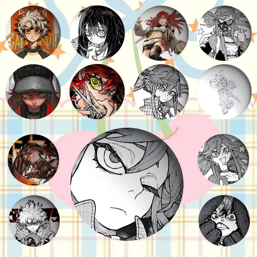 Bilibili Anstecker Gachiakuta Emaille, Metall, Bunt - Bild 2