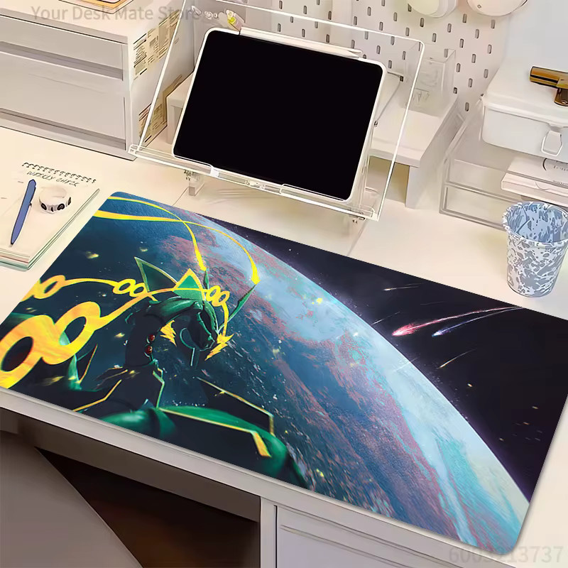Bandai Pokemon Rayquaza Gaming-Mauspad XXL Anime Schreibtischunterlage für Gamer - Bild 1