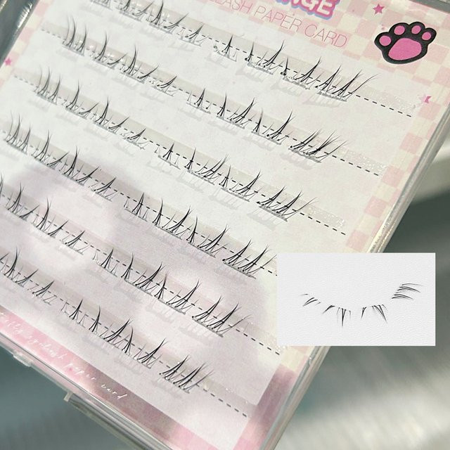 Manga Fake Lower Lashes Extension, Individuelle Cluster Wimpern, Natürlich - Bild 1