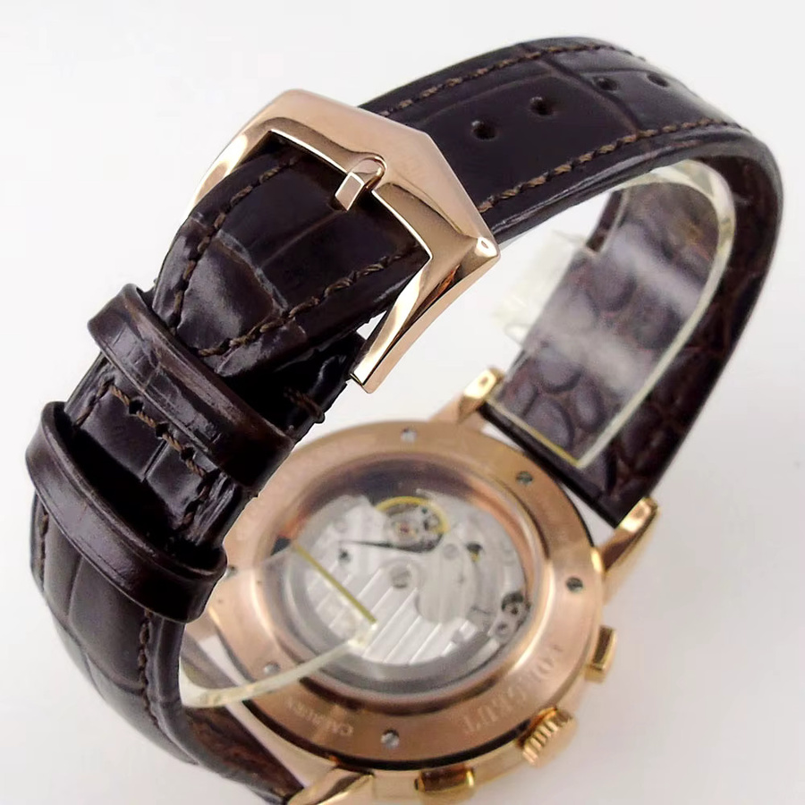 Corgeut Armbanduhr, Automatik, Edelstahl, Gold, Leder, 42 mm, Herren - Bild 5