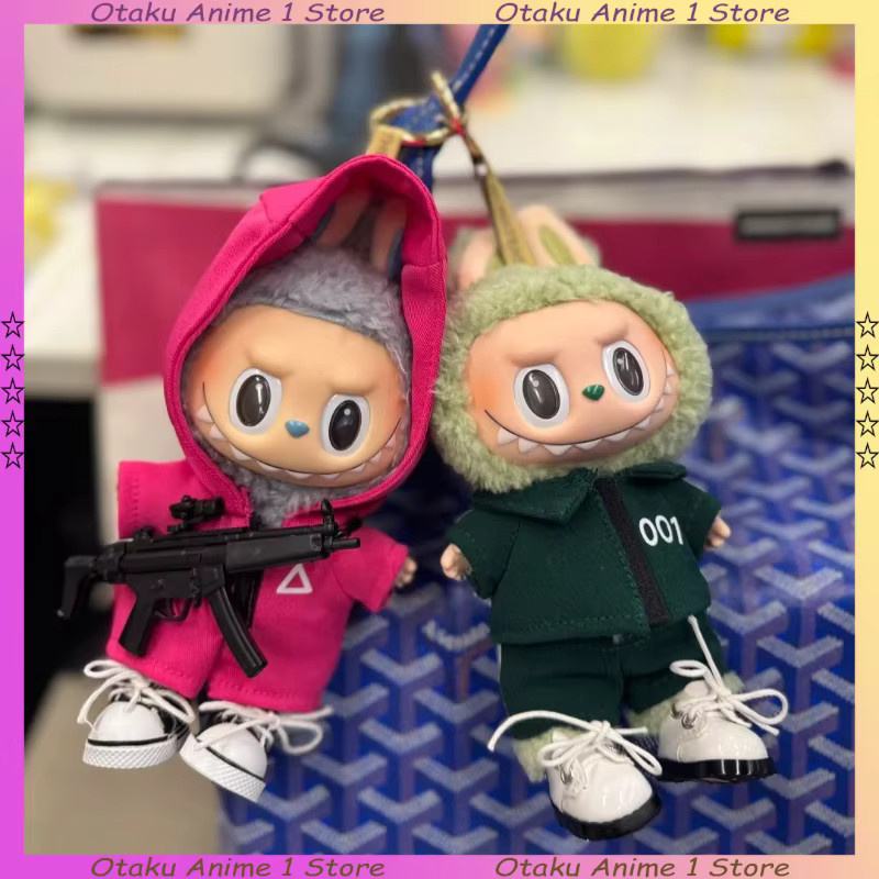 LDCX Labubu Meeresfrüchte Spiel Serie Puppe Kleidung, Mini Plüsch Puppe Zubehör, Bunt / Mehrfarbig - Bild 1