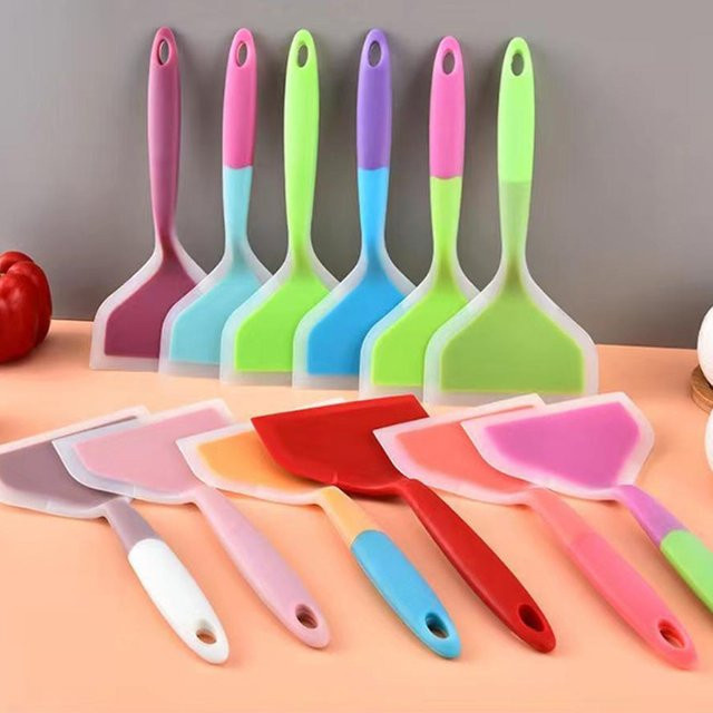 HUXUAN Silikon Spatel hitzebeständig und antihaftbeschichtet in Multicolour - Bild 1