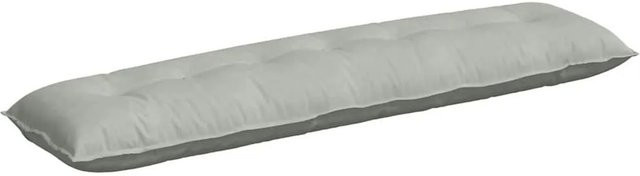 vidaXL Rückenkissen aus Cordstoff in Hellgrau B: 200 cm, H: 50 cm - Bild 1