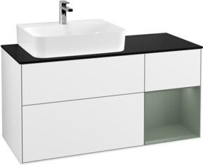 V&B Waschtischunterschrank Finion in Weiß lackiert, Breite: 120 cm, Tiefe: 50,1 cm, Höhe: 50,1 cm - Bild 1