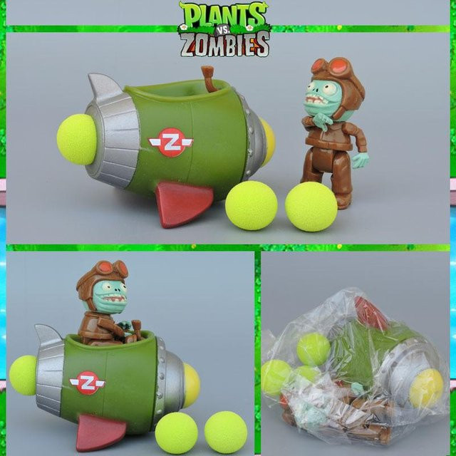 Yiran toy 1 Plants vs Zombies Erbsenschießer Actionfigur PVC - Bild 1