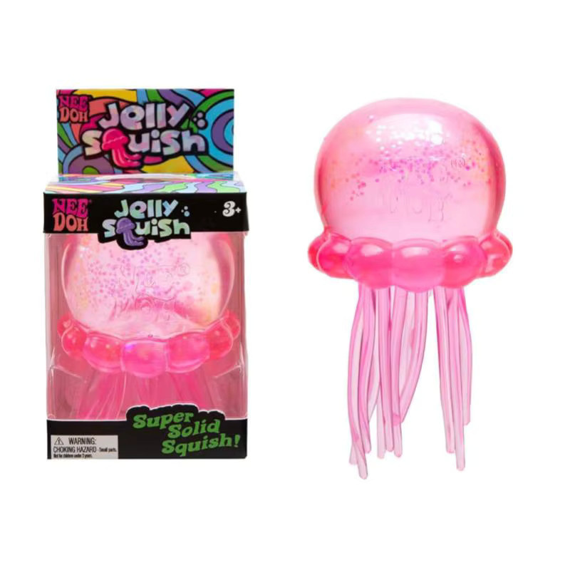Schylling Fuzz Ball Quallen-Quetschspielzeug, Überraschungsbox, weiches Squeeze-Spielzeug - Bild 3