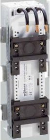 Wöhner Sammelschienenadapter EMC m.2 Tragschiene 32A in Weiß - Bild 1