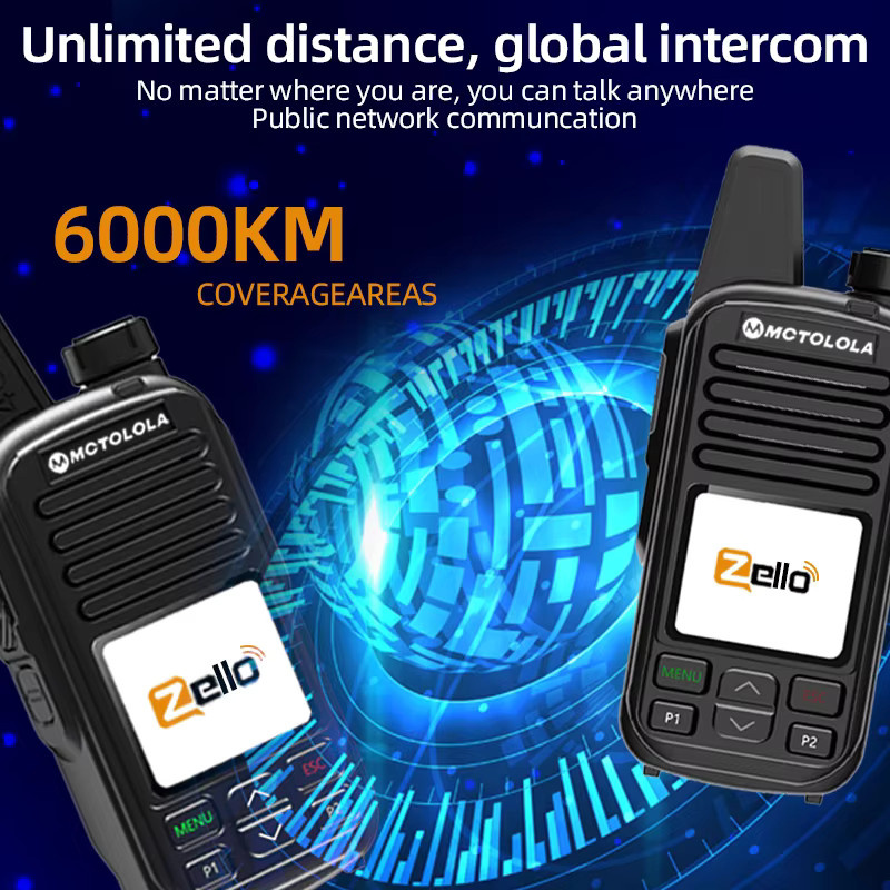 Motorola Zello Walkie-Talkie mit 4G LTE, Android, Wi-Fi und Bluetooth in Schwarz - Bild 4
