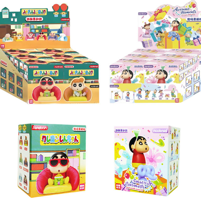 JANDOOM Crayon Shin-chan Anime Action Figure Blind Box Multicolor - Bild 1