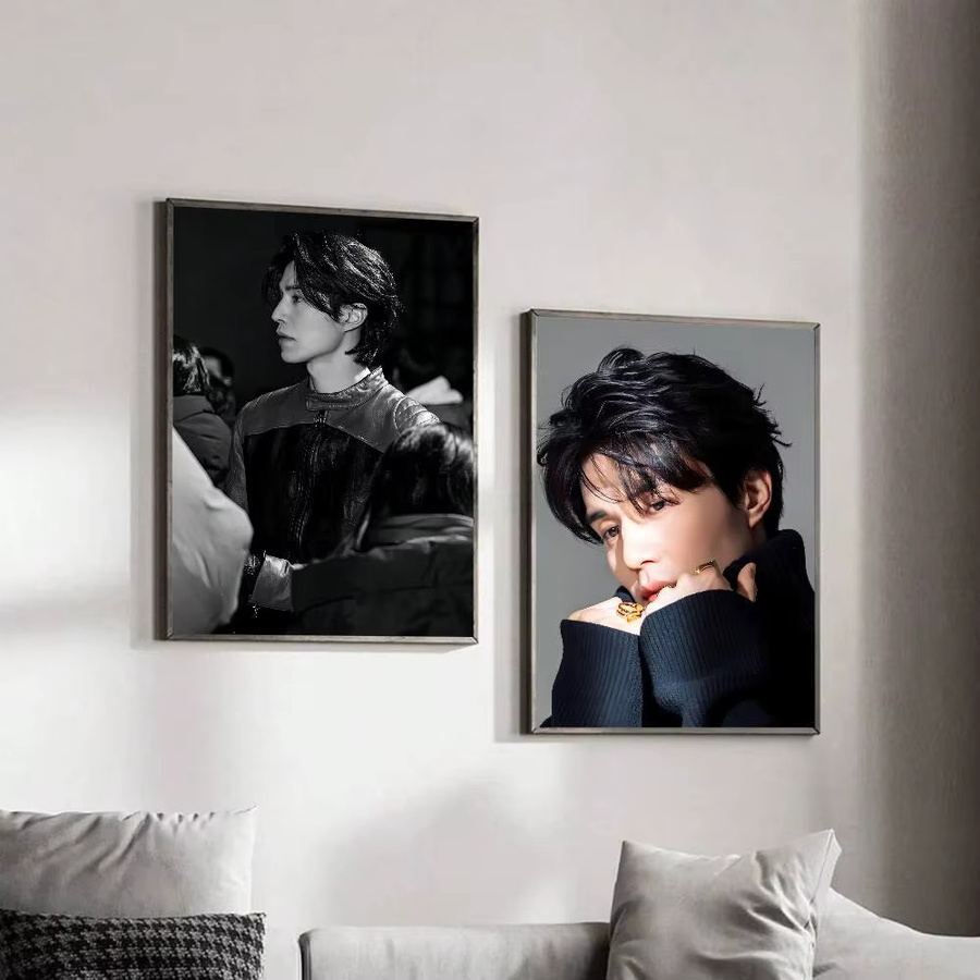 Kayou Lee Dong Wook Poster, selbstklebender und wasserfester Papieraufkleber in Mehrfarbig, Rechteckig, B: 15,0 cm, H: 15,0 cm, T: 15,0 cm - Bild 5