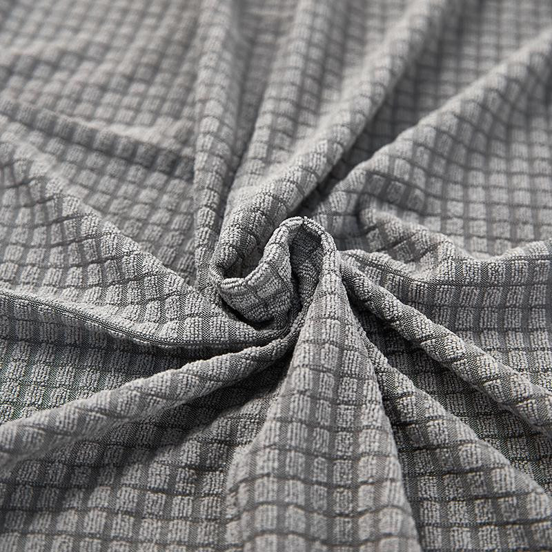 Wasserdichter Jacquard-Sofabezug von airldianer in Lichtgrau, elastischer Stretch-Sitzbezug aus Polyester für dein Wohnzimmer oder Hotel, Größe S - Bild 2