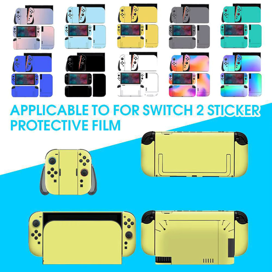 Nintendo Switch 2 Körperaufkleber und Controller Schutzfolien Set, Multicolor - Bild 6